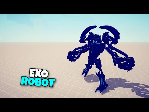 EXO ROBOT VS EVERY UNITS - Totally Accurate Battle Simulator TABS