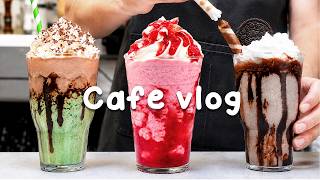 🌈맛있는 음료, 여기 다 모였어요!🥤알록달록한 음료와 힐링 타임/카페브이로그/Cafe Vlog/ASMR/Tasty Coffee