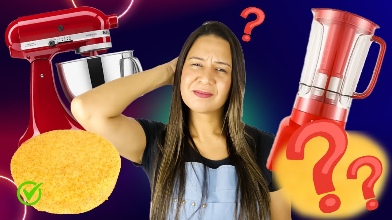 [DESAFIO] FIZ A MASSA CHIFFON NO LIQUIDIFICADOR...SERÁ QUE DEU CERTO?