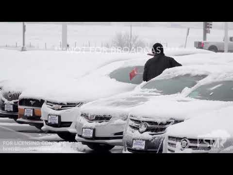 04-10-19 Rapid City, SD - Blizzard Begins Slide-Off Morning Commute