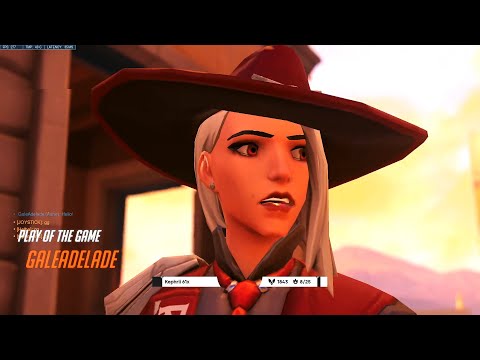 Gale Nano Ashe Gameplay - POTG! [ Overwatch 2 Beta ]