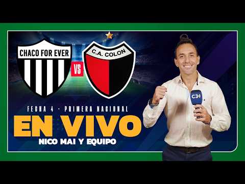 🔴 EN VIVO | CHACO FOR EVER VS COLÓN | PENDIENTE FECHA 4 | PN | La Central Deportiva | Cadena 3