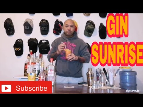 HOW TO MAKE GIN SUNRISE COCKTAIL