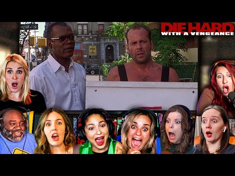 TOP "McClane Holds a Placard" Reactions! Die Hard with a Vengeance (1995) Movie Reaction