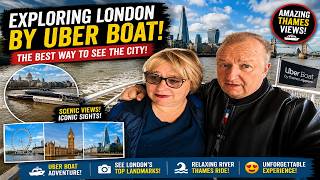 Uber Boat On The Thames! 🌆 London Looks AMAZING From Here