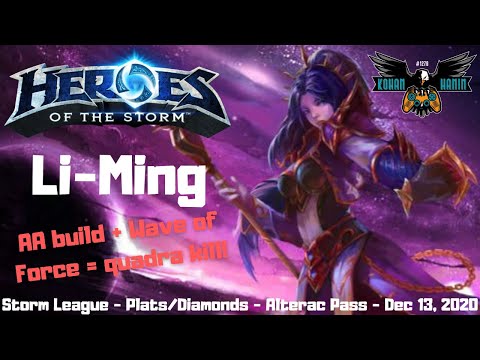Li-Ming - Wave of Force - Storm League - Plats/Diamonds - Alterac Pass - Dec 13, 2020