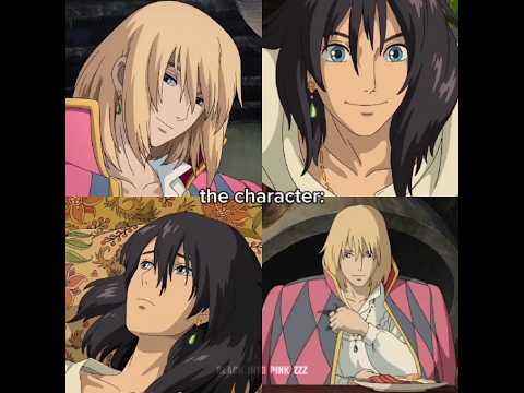 howl and his voice actors: 🙏#howlsmovingcastle #howl #studioghibli