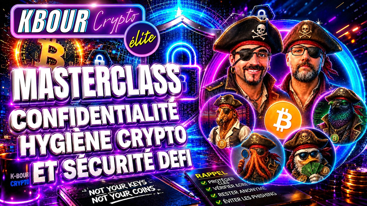 Masterclass  Confidentialité, hygiène crypto et sécurité DEFI