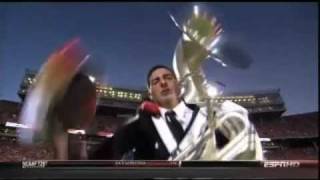 Ohio State Sousaphone hits the Cameraman
