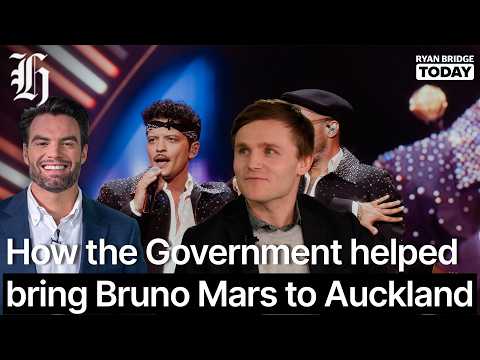 Thumbnail for How the Government helped bring Bruno Mars to Auckland | Ryan Bridge TODAY