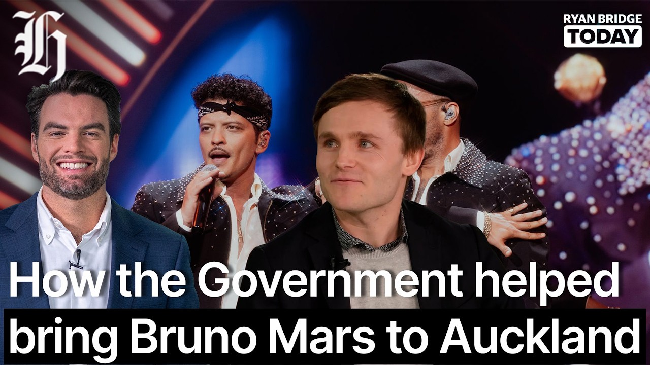 How the Government helped bring Bruno Mars to Auckland | Ryan Bridge TODAY