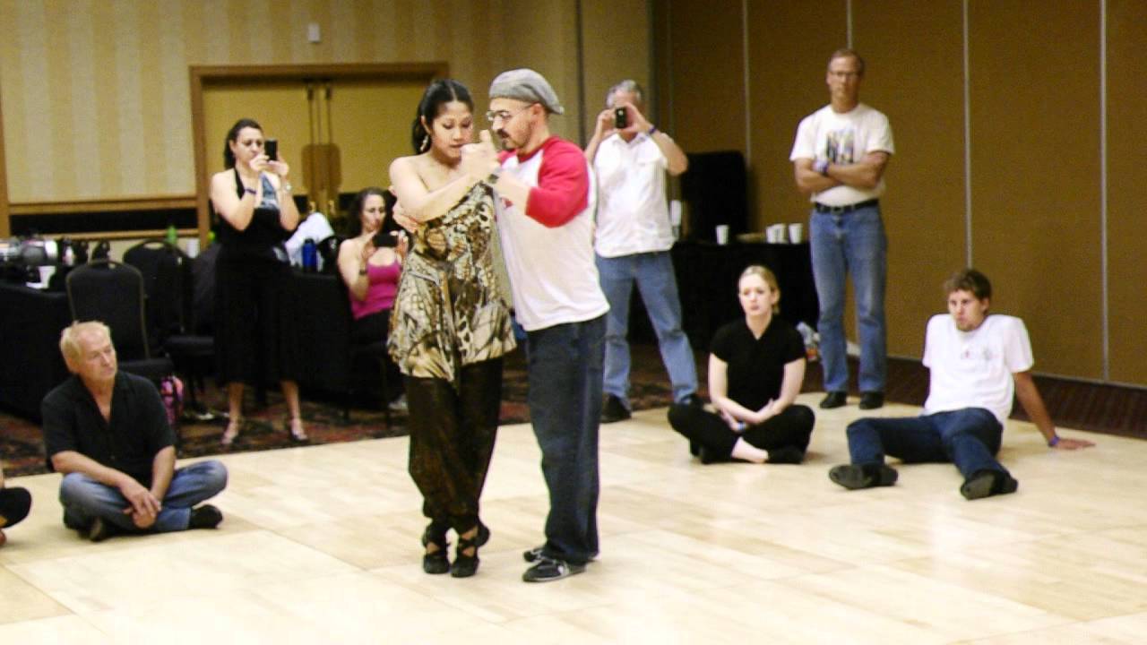Social Volcada-Wraps - Class demo by Homer and Cristina Ladas at Denver Memorial Tango Festival 2012