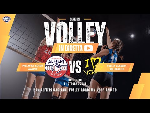 Volley B1F - Pan Alfieri Cagliari-Volley Academy Volpiano (3-0)