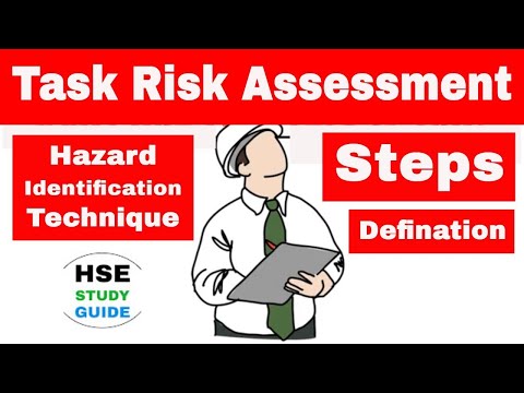 Task Risk Assessment in hindi | Steps of TRA | When TRA should revised | HSE Study Guide
