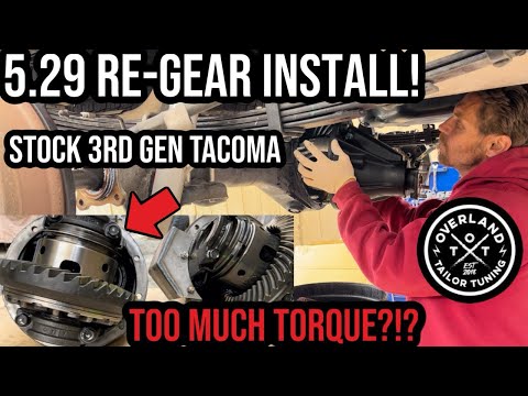 Toyota Master Tech Installs 5.29 ReGear! 3rd Gen Tacoma - ECGS 3rd Members! Game CHANGER!!!