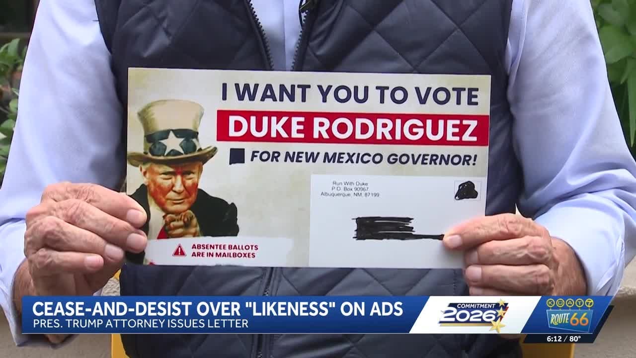 Video thumbnail for Cease-and-desist sent to New Mexico GOP gubernatorial candidate over campaign ads