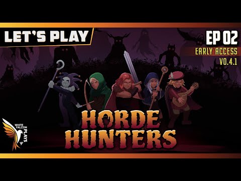 Horde Hunters | GamePlay | Let's Play (Horde Survival Rogue-Lite) A Cool Take V0.4.1 - Bard