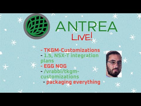 Antrea LIVE: Episode 10 (Tanzu in the wild: production networking topologies and templates)