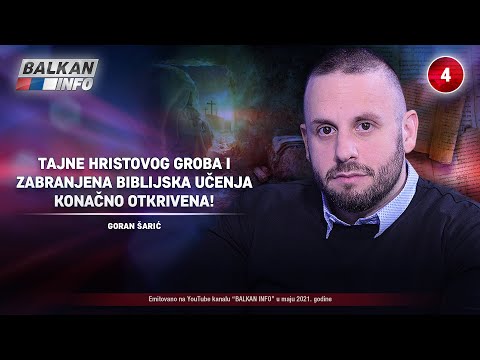 INTERVJU: Goran Šarić - Tajne Hristovog groba i zabranjena Biblijska učenja otkrivena! (2.5.2021)