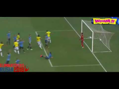 Colombia vs Uruguay 1-0 Gol Abel Aguilar  Eliminatorias 2016 HD 11 de  octubre de 2016