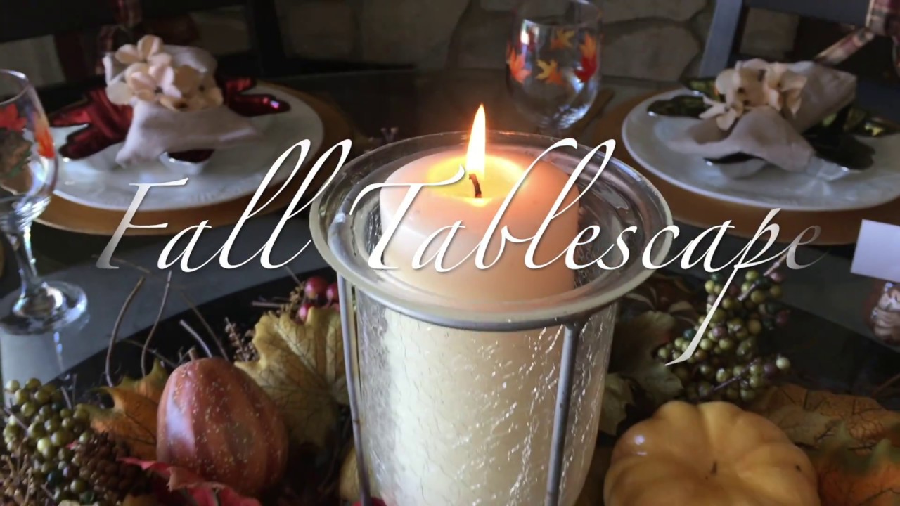 How To Create A Fabulous Fall Tablescape- Dollar Tree Inspired!