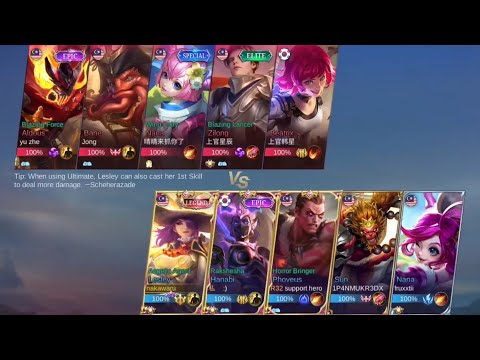 Lesley Match Gameplay Mobile Legend 1K 4D 4A