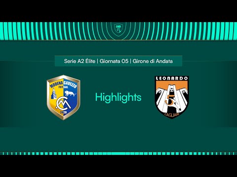 Modena Cavezzo-Leonardo 1-5 | 5ª giornata | Serie A2 Élite 2024/2025 - Girone A | Highlights