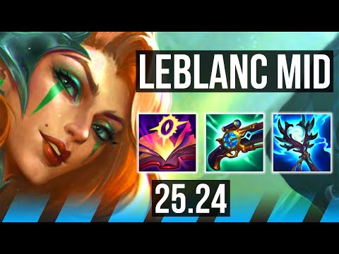 LEBLANC vs IRELIA (MID) | Good KDA: 23/2/11, 41K damage | EUW Master | 25.24