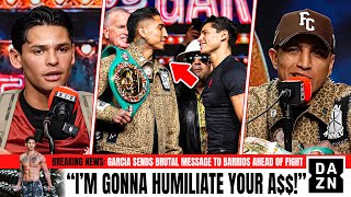 "It's Personal!" Ryan Garcia Heavily Trolled Mario Barrios and his Training Team!