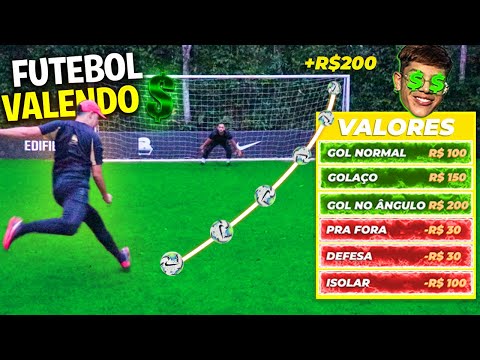 VOCÊ PODE FICAR RICO OU POBRE! - FUTEBOL VALENDO DINHEIRO #1