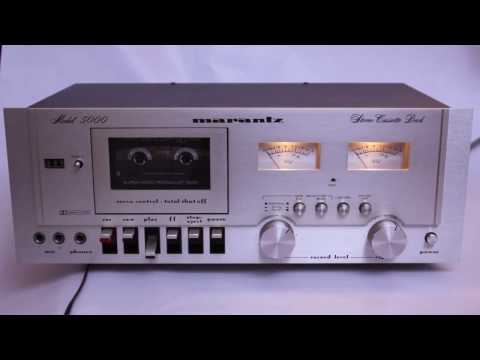 Marantz 5000 Tapedeck short demo