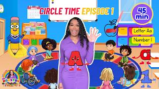 Circle Time| Ms Houston| Letter Aa, Number 1| Episode 1
