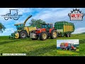 2 Schnitt Grashäckseln mit Same und Krone Power | Krone Big X | Same Traktoren | Grasernte 2024 | 4K