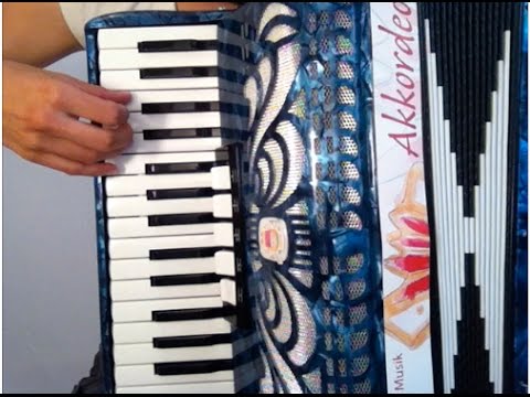 Akkordeon Technik Tutorials Basic - Dreiklang Spring Walk II