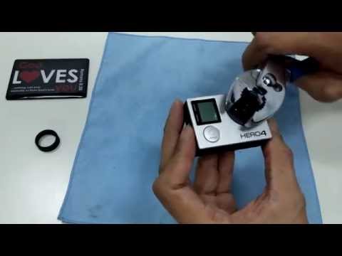 changing lens on gopro 4