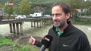 40 yıllık köprüde korkutan görüntü