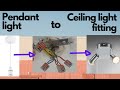 How To Replace Pendant Light With Ceiling Light Fitting Step By Step Wiring And Tips
