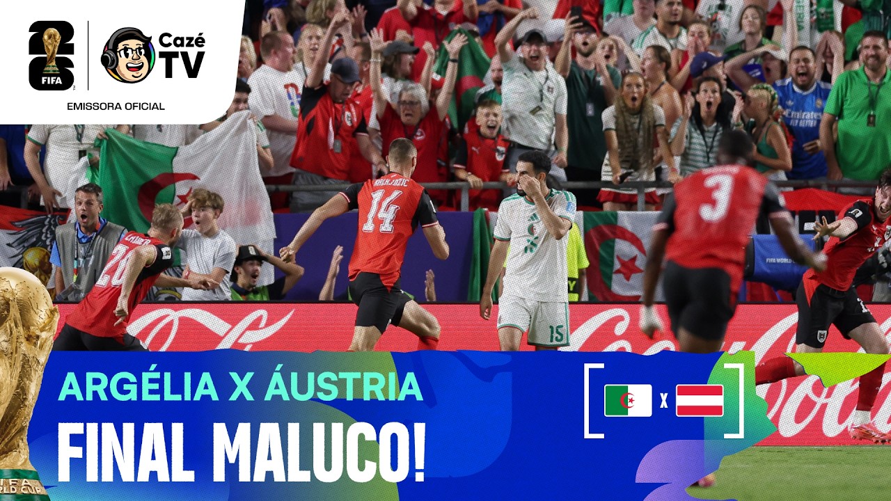 GOLS NOS ACRÉSCIMOS E AMBAS CLASSIFICADAS! VEJA O FINAL MALUCO DE ARGÉLIA X ÁUSTRIA NA COPA DO MUNDO