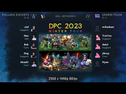 Polaris Esports vs Spawn Team (game2) | DPC SEA 2023 Tour 1: Division II