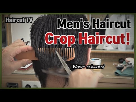 Men's Haircut (Crop Haircut) ASMR