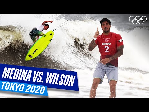 Gabriel Medina  🆚 Julian Wilson - Men's Surfing in Tokyo! 🏄🏼‍♂️