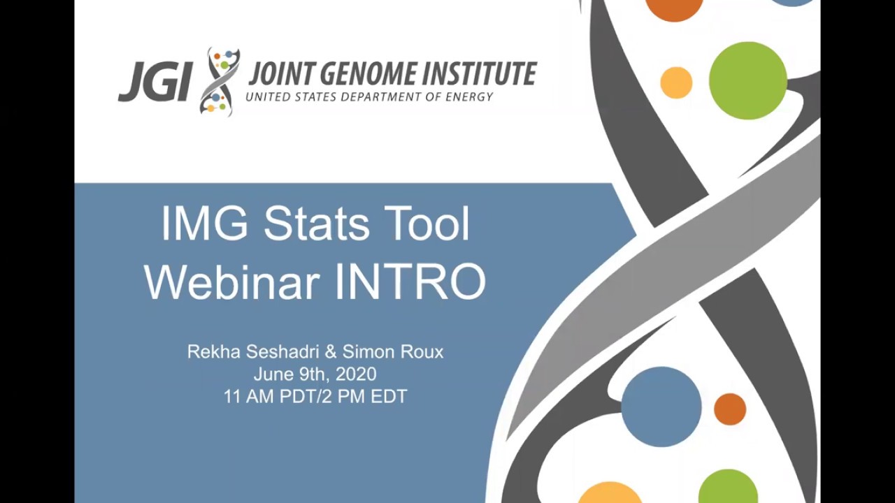 IMG Webinar: Statistical Analysis Tool