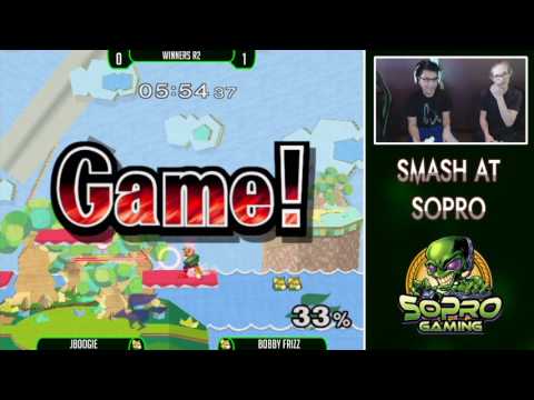 SoPro 37 SSBM - jBoogie (Fox) Vs. Bobby Frizz (Fox) Winners Round 2