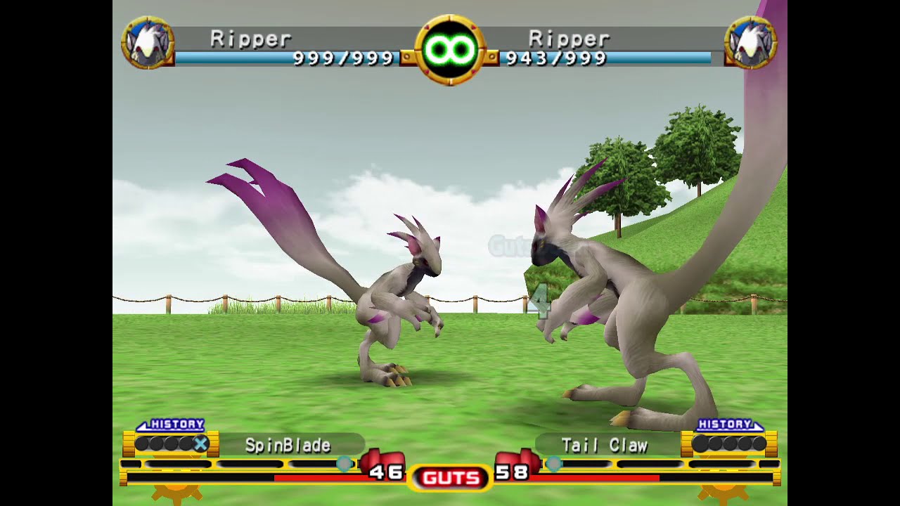 Monster Rancher 4 - All Ripper Attack Animations