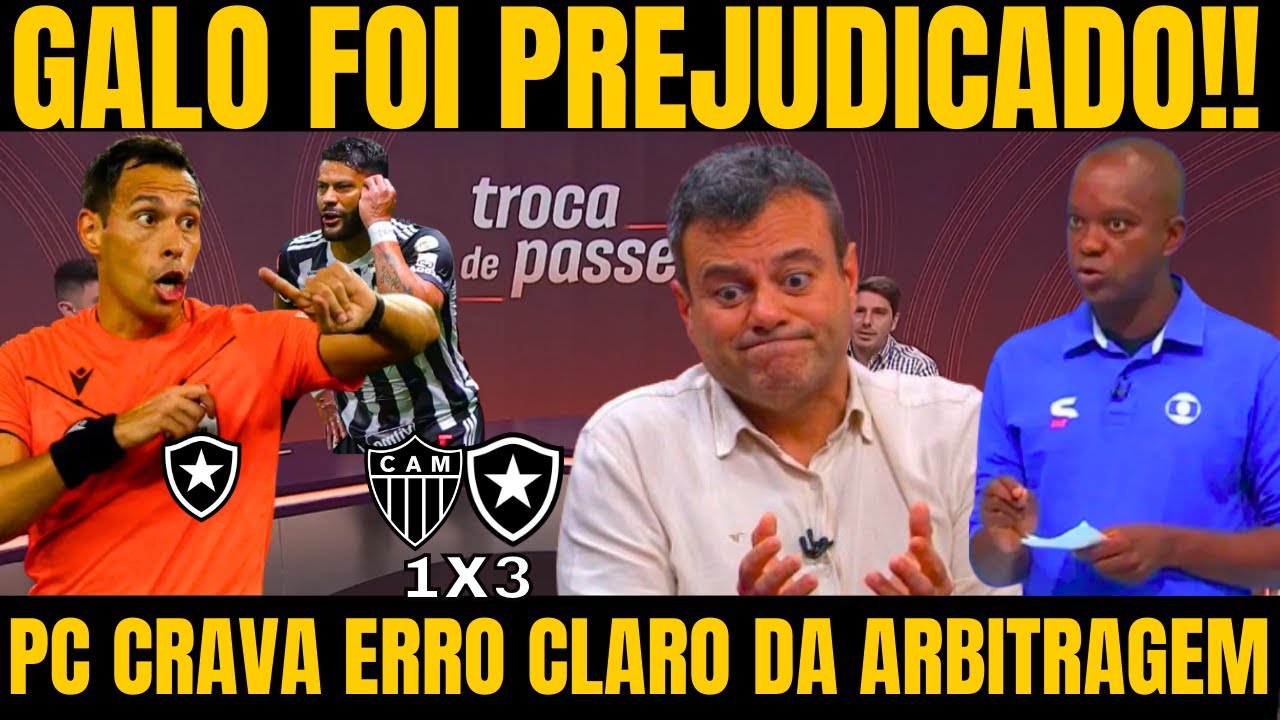 TROCA DE PASSES! PC E ERIC FARIAS FALAM SOBRE O PENALTI QUE MUDARIA O JOGO / NOTICIAS DO ATLETICO MG