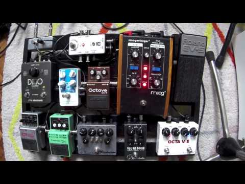 My pedalboard for bass guitar