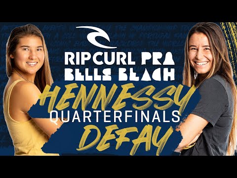 Brisa Hennessy vs Johanne Defay | Rip Curl Pro Bells Beach - Quarterfinals Heat Replay