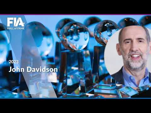 FIA Hall of Fame 2023 - John Davidson