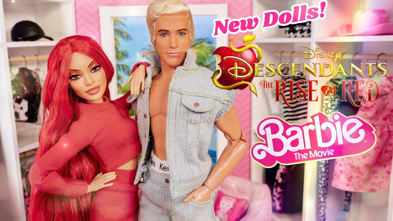 Making New Dolls Made To Move | Descendants Queen of Hearts & Barbie The Movie Ryan Ken