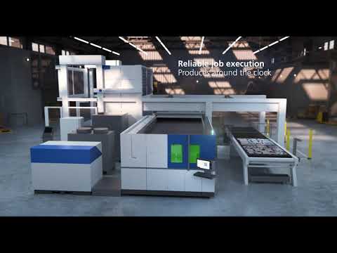• TRUMPF Laser cutting: TruLaser 3030 fiber – High-performance production cell